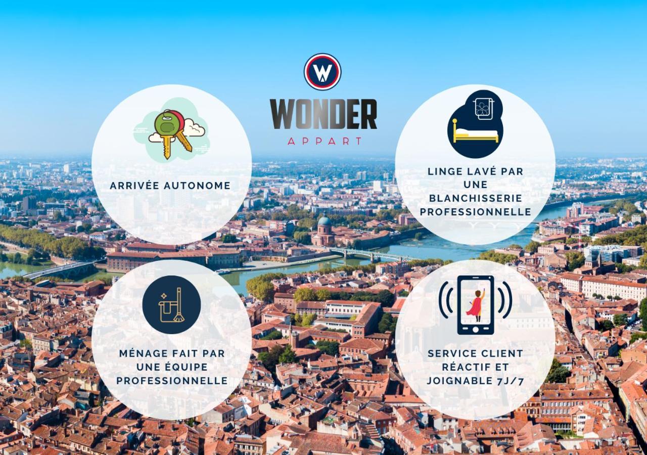 404 - Wonder Appart - Vue Garonne - Тулуза Екстериор снимка